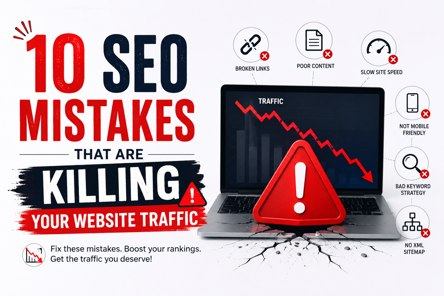 10 SEO Mistakes That Are Killing Your Website Traffic