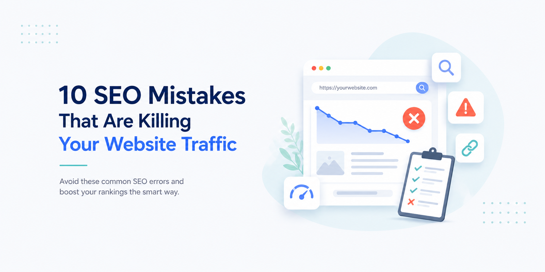 10 SEO Mistakes That Are Killing Your Website Traffic